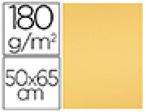 Cartolina liderpapel 50x65 cm 180 gr ouro , Liderpapel , 67845 , 8423473678453
